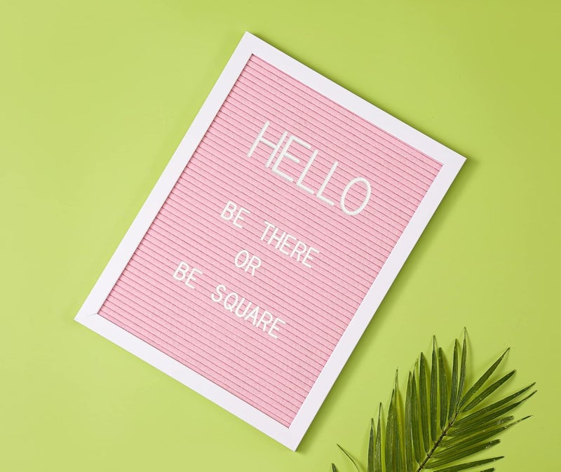 G GAMIT Felt Letter Board White Frame - 12x16 Baby Announcement Sign &Message Board Board with Big letters&Stand - Image 4